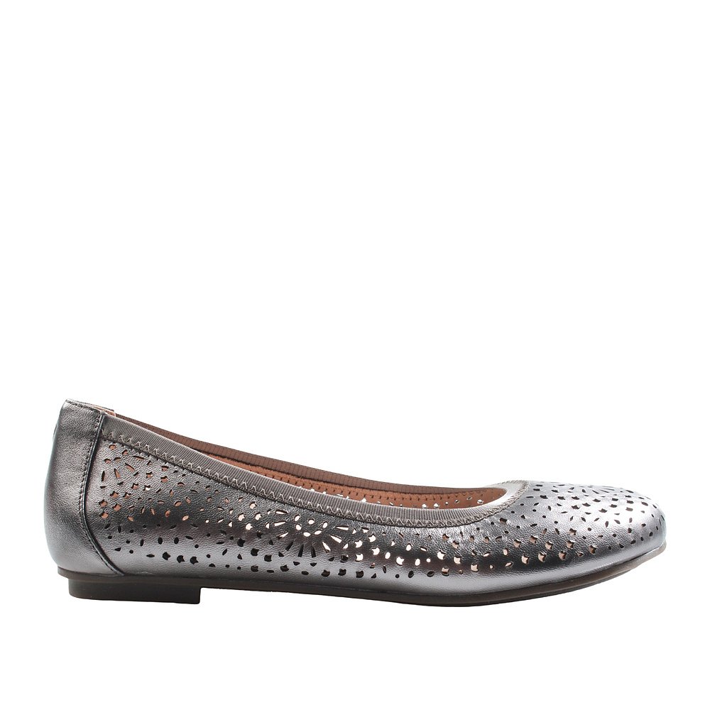 自营 Vionic女式Robyn Pewter Perf芭蕾舞平底鞋10011128-030-银 - 图2