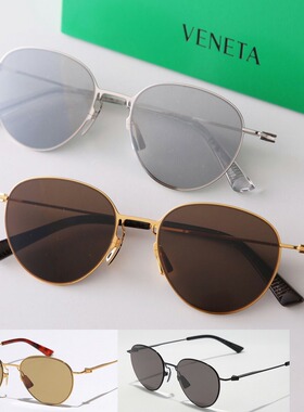 日本直邮BOTTEGA VENETA 太阳镜 BV1268S 男士波士顿式金属镜框 l