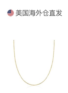 自营 Ross-Simons 14kt 黄金回形针链式项链 - 18 英寸 美国奥莱