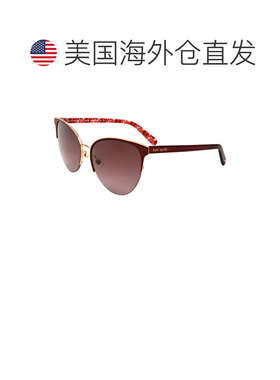 自营Kate Spade Women's 57 mm Red Sunglasses - red 美国奥莱直