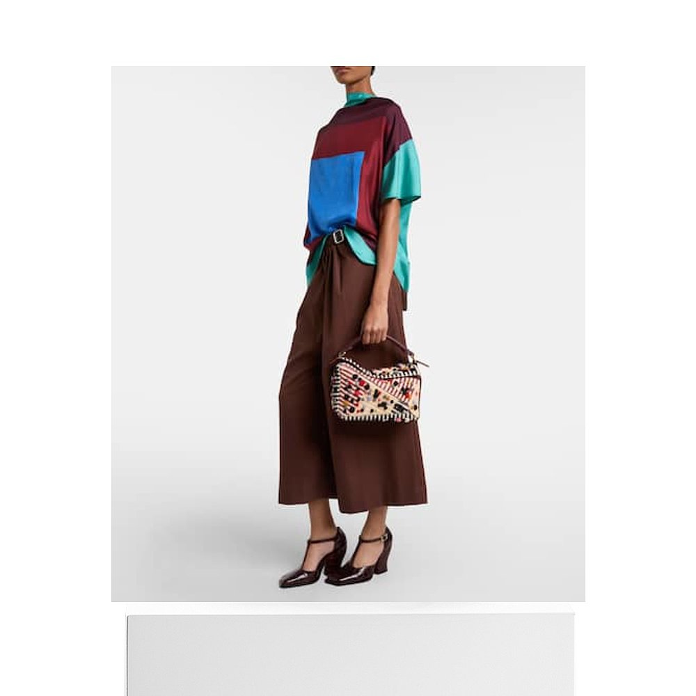 1h可退 香港直邮潮奢 LOEWE 罗意威 女士 x Albers Puzzle 小号皮 - 图3