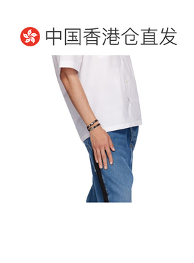 香港直邮潮奢 Diesel 迪赛 男士 黑色 A-1DR POD C 手环 X09740P5