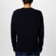 Prada Men's Knitted Pullover Blue Comfortable and Fashionable