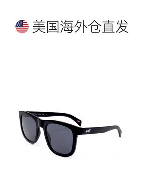 自营 levi's李维斯中性款53毫米灰色太阳镜-黑色 【美国奥莱】直