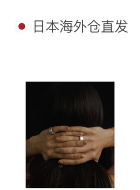 1h可退 日本直邮DECOR 女士 三环交错设计 立体感SILVER925戒指 U