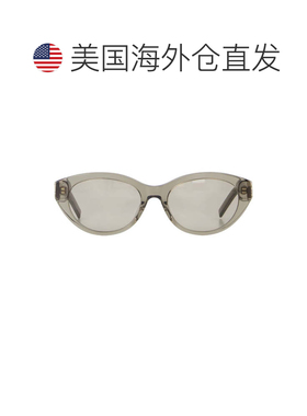 自营saint laurentBrown Acetate Sunglasses With Classic Desig