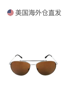 自营Lacoste Brown Pilot Unisex Sunglasses L177S 033 57 - bro