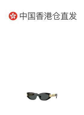 香港直邮VERSACE 女士太阳镜 VE4501GB187 CO 黑色 全框太阳镜