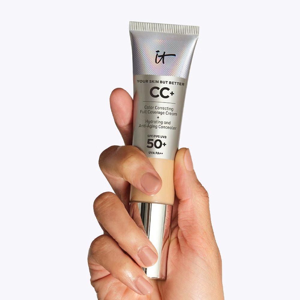 欧洲直邮It Cosmetics依科美CC霜遮瑕款小银管粉底液32ml正品,淘宝优惠券,粉丝福利购,淘宝优惠卷