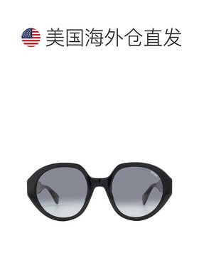 自营Moschino Grey Gradient Round Ladies Sunglasses MOS126/S