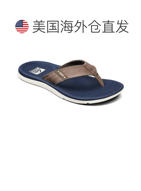 自营Reef Santa Ana CJ0381 Sandals Men's Navy Faux Leather Ro