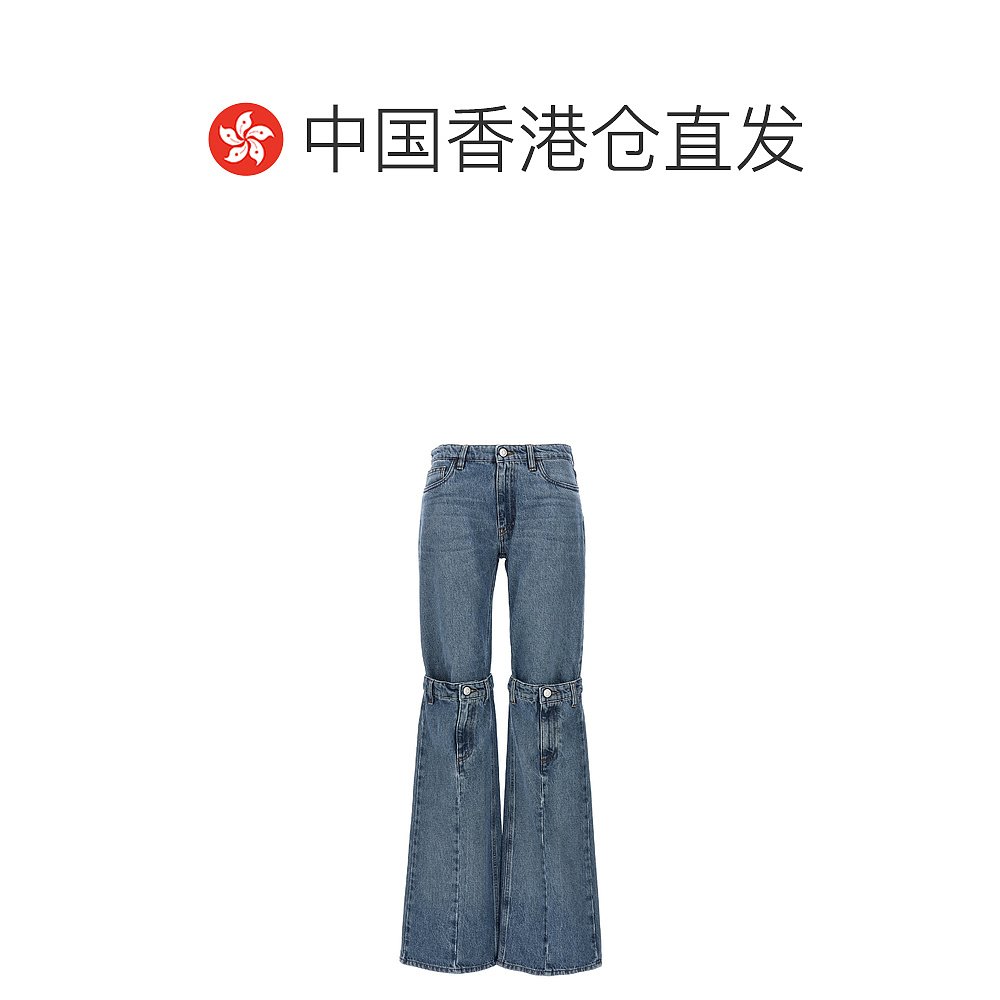 香港直邮COPERNI 女士牛仔裤 COPP55202CWASBLU - 图1