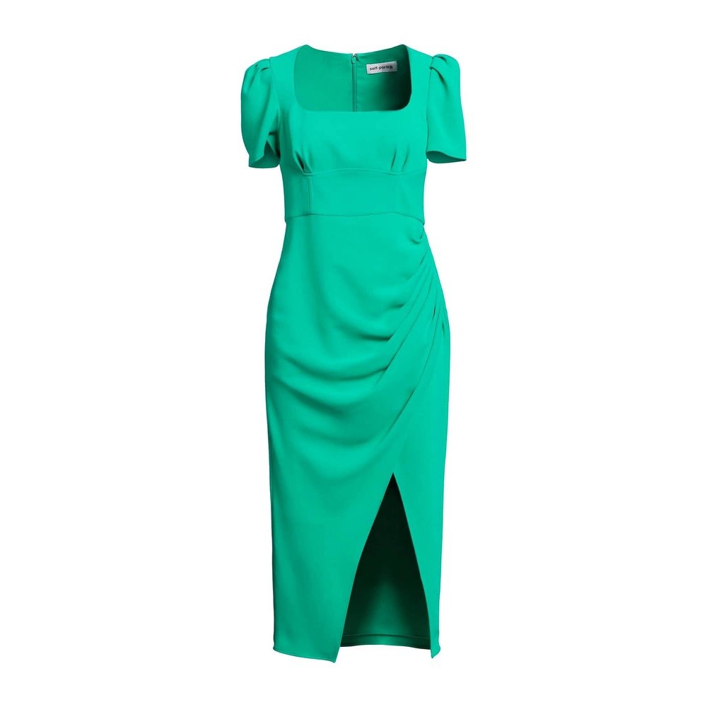 1h可退 香港直邮Self-Portrait 女士 高雅连衣裙 green绿色 舒适,淘宝优惠券,粉丝福利购,淘宝优惠卷