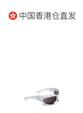 香港直邮BALENCIAGA 女士眼镜 BB0255S003 SS2025 灰色巴黎世家