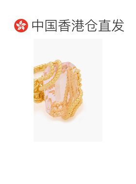1h可退 香港直邮潮奢 ZIMMERMANN 女士 镀金晶石镶嵌水晶戒指 462