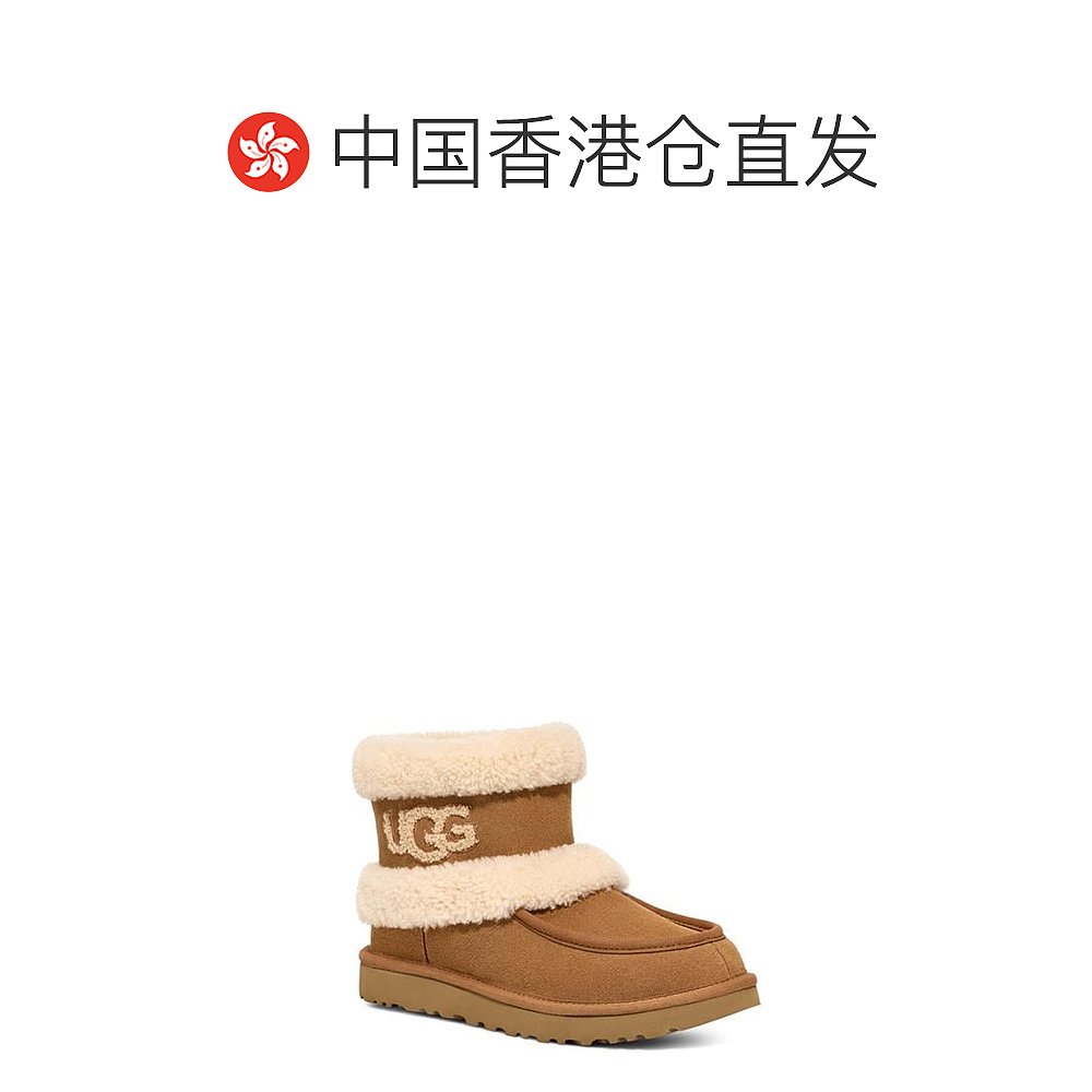 香港直邮潮奢 Ugg 女士 Ultra Fluf Ld34 迷你靴子 - 图1