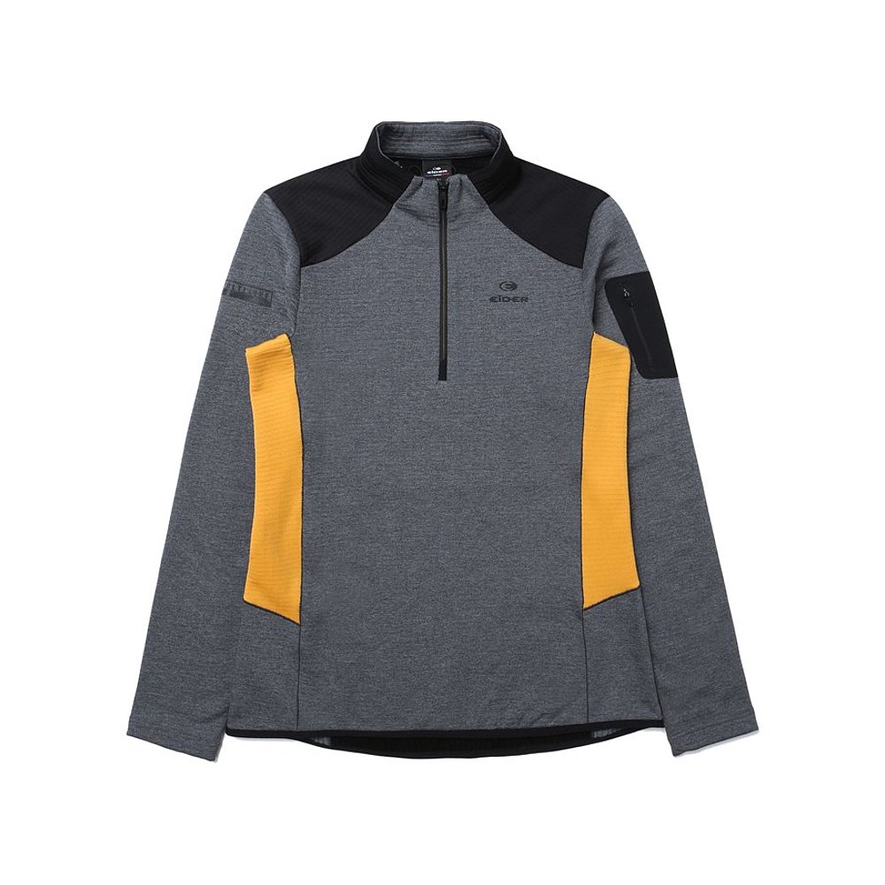 韩国直邮EIDER 军迷服T恤女士DWW21202C5 VOLGA半拉链卫衣 - 图0