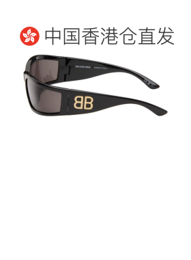 香港直邮Balenciaga 巴黎世家 男士 黑色 Sunset 太阳镜 BB0458S0