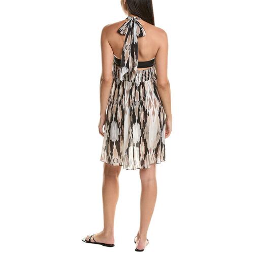 自营Natori Ibiza Halter Dress - tan 美国奥莱直发连衣裙吊带 - 图2