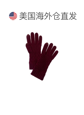 自营forteforteForte羊绒针织手套-紫色 美国奥莱直发