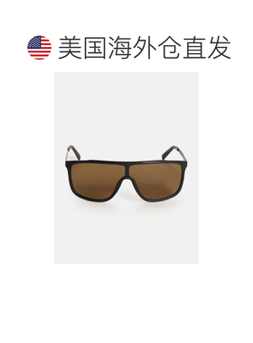 自营guess塑料护盾太阳镜-黑色 美国奥莱直发