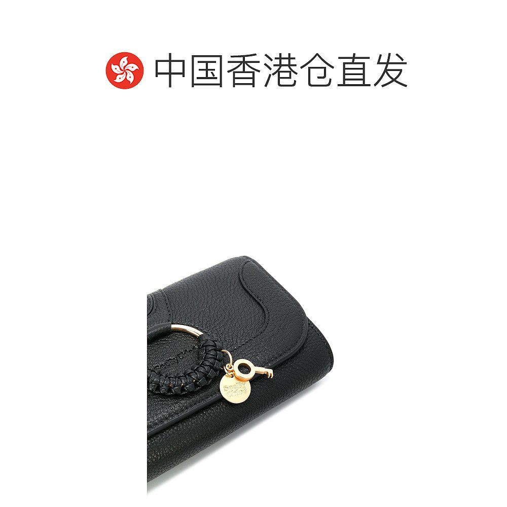 香港直邮潮奢 SEE BY CHLOÉ 女士See By Chloe Wallets Black 钱 - 图1