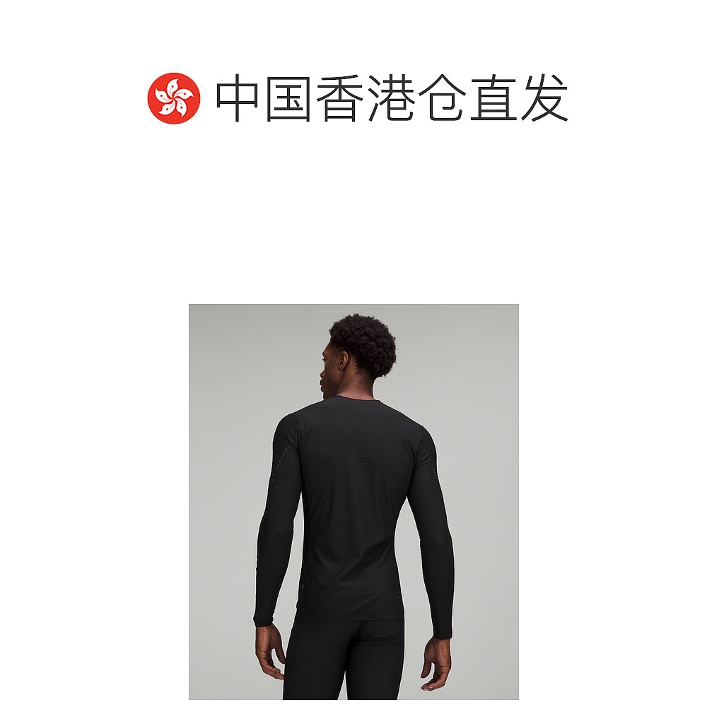 香港直邮潮奢 Lululemon 男士 SenseKnit Running | 长袖衬衫 LM3 - 图1