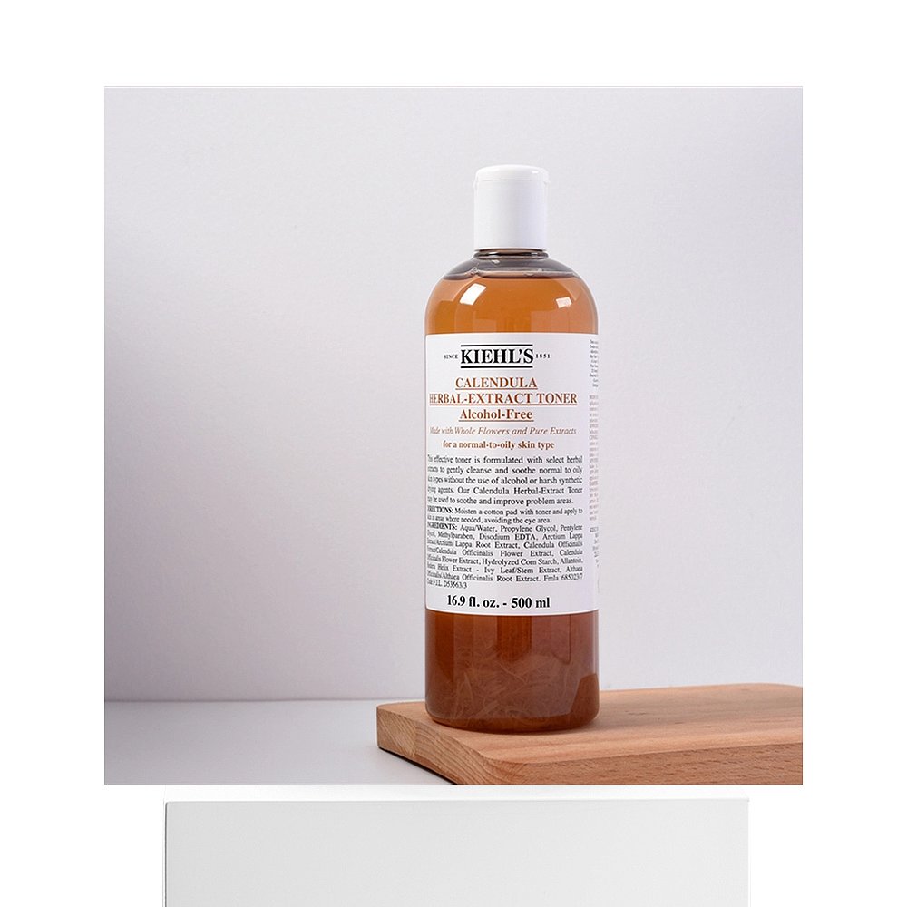 天猫国际海外直购香港直邮科颜氏金盏花水爽肤水精华水收缩毛孔湿敷水祛痘500ml3