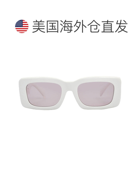 自营Versace Pink Rectangular Ladies Sunglasses VE4444U 314/5