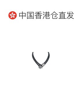 1h可退 香港直邮潮奢 versace 范思哲 男士 皮革手链 DG05579DMTN