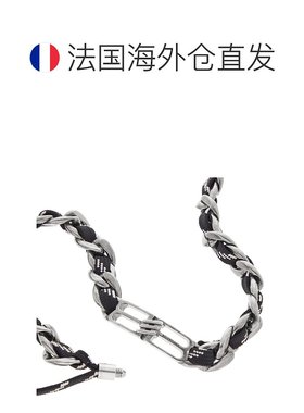 欧洲直邮BALENCIAGA (2025新品) Bb Icon 蕾丝颈链 银/黑/白