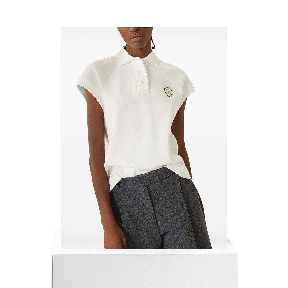 BRUNELLO CUCINELLI 女士学院风POLO衫 MG927VD105C7220,淘宝优惠券,粉丝福利购,淘宝优惠卷