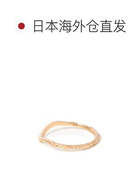 1h可退 日本直邮NOJESS 女士K10金属镶嵌粉红戒指 独特设计风格