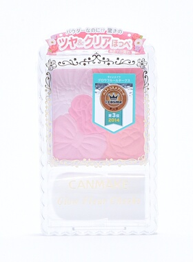 Canmake井田肯美日本花瓣五色腮红修容哑光珠光多色杏色正品