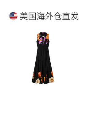 自营Desigual Viscose Casual Women's Dress - black 美国奥莱直
