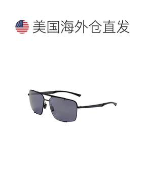 自营Porsche Design Men's 63mm Blue Black Sunglasses - blue b