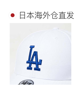 日本直邮NEW ERA 道奇队 LA 男女同款 MVP12WBV 帽子 47BRAND 白
