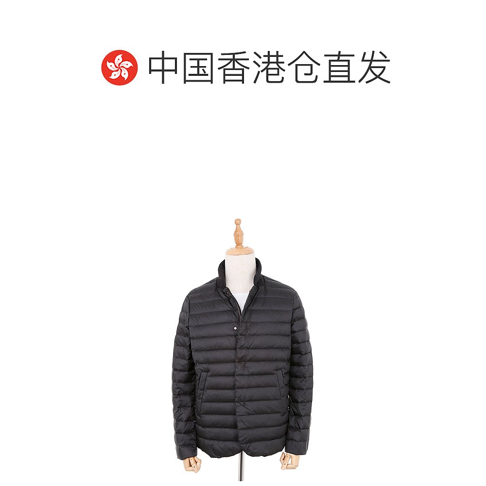 香港直邮ARMANI COLLEZIONI 其他哑光黑色女士羽绒服 PCG24W-PCW3 - 图1