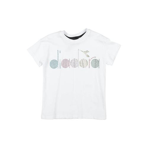 1h可退 香港直邮潮奢 Diadora 迪亚多纳 女童 T恤童装 white白色 - 图2