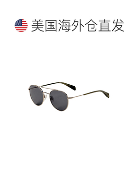 自营Rag & Bone Men's Gold Green 51mm Sunglasses - gold green