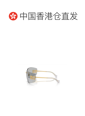 香港直邮Miu Miu 缪缪 女士 徽标太阳镜 MU54YS metal金属色 舒适