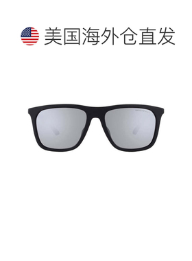 自营Emporio Armani Grey Mirror Square Men's Sunglasses EA423