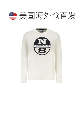 自营North Sails Cotton Men's Men's Sweatshirt - white 美国奥