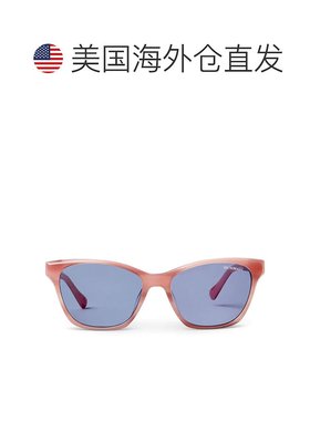 Bruno Magli 粉色醋酸纤维猫眼太阳镜 - 粉色喇叭 【美国奥莱】直