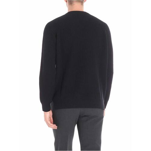 香港直邮KENZO 男士卫衣 5PU2043BA99AW18 AW2018 黑色 Ribbed bl - 图2