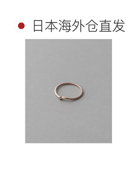 日本直邮ete 女士 K18MPG单颗钻石戒指 630723