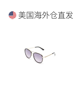 自营guess水钻 G 飞行员太阳镜 - 黑色 美国奥莱直发