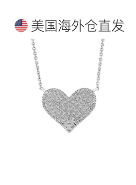 1h可退 【美国直邮】EFFY 系列|EFFY® 钻石密镶心形 14 英寸吊坠1