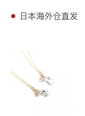 1h可退 日本直邮cui-cui 天然石 K10YG 黄金项链 皇家蓝月光石 78