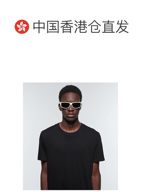 1h可退 香港直邮潮奢 Celine 思琳 男士 矩形太阳眼镜 grey灰色